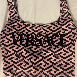 Versace swim top